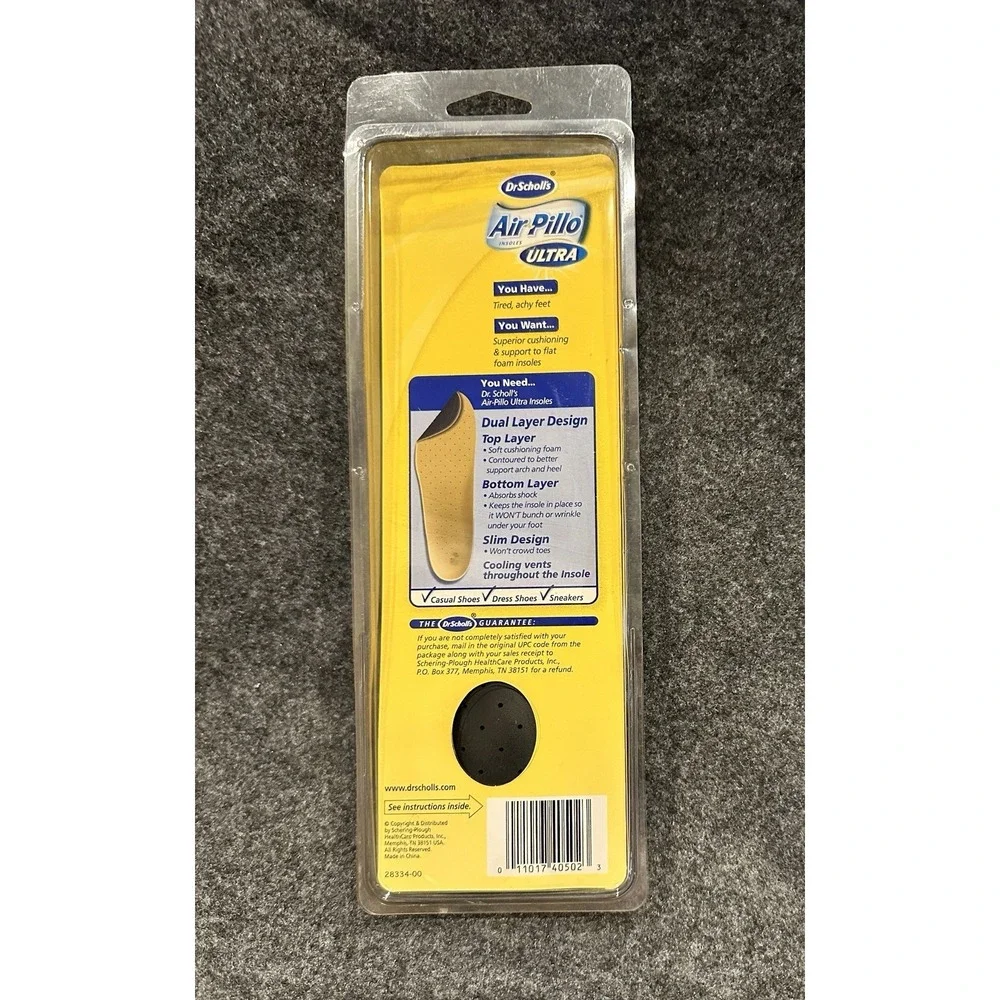 Dr. Scholls new package
